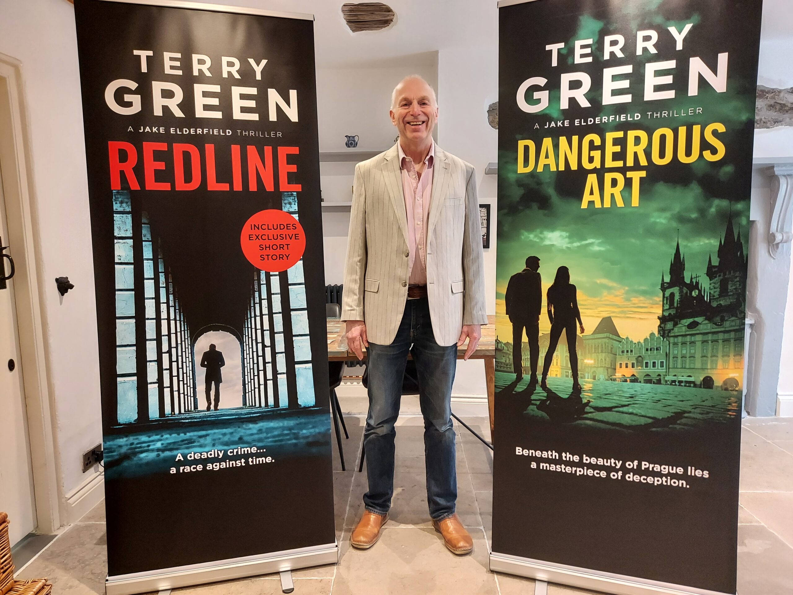 Book signing with Devon author Terry Green as part of National Crime Reading Month